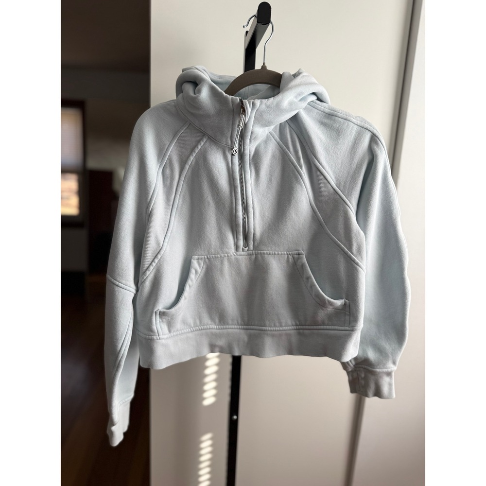 Lululemon‎ Scuba Oversized Half-Zip Hoodie – Size XS/S – Sheer Blue